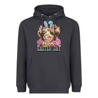 Smoke Happy Easter Day cow Heavyweight Hoodie - HowdyJamesFarm
