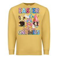 Easter With My Gnomies  Easter Day Premium Sweatshirt | Teevron