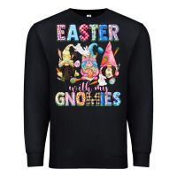 Black Easter with my gnomies  Easter Day Premium Sweatshirt - CowGirlArtShop