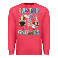 Cardinal Easter with my gnomies  Easter Day Premium Sweatshirt - CowGirlArtShop