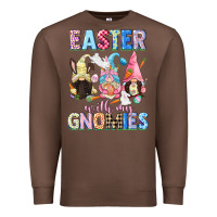 Chestnut Easter with my gnomies  Easter Day Premium Sweatshirt - CowGirlArtShop