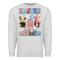 Dove Grey Easter with my gnomies  Easter Day Premium Sweatshirt - CowGirlArtShop