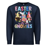 Navy Easter with my gnomies  Easter Day Premium Sweatshirt - CowGirlArtShop