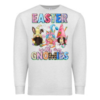 Oatmeal Heather Easter with my gnomies  Easter Day Premium Sweatshirt - CowGirlArtShop