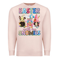 Pale Pink Easter with my gnomies  Easter Day Premium Sweatshirt - CowGirlArtShop