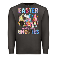 Smoke Easter with my gnomies  Easter Day Premium Sweatshirt - CowGirlArtShop