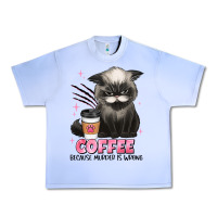 Grape Ice coffee because murder is wrong grumpy cat Urban Heavy Tee - JahusDesignShop
