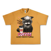 Peanut Butter coffee because murder is wrong grumpy cat Urban Heavy Tee - JahusDesignShop