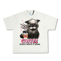 Pistachio coffee because murder is wrong grumpy cat Urban Heavy Tee - JahusDesignShop