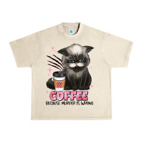 Sandshell coffee because murder is wrong grumpy cat Urban Heavy Tee - JahusDesignShop