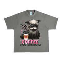Tornado coffee because murder is wrong grumpy cat Urban Heavy Tee - JahusDesignShop