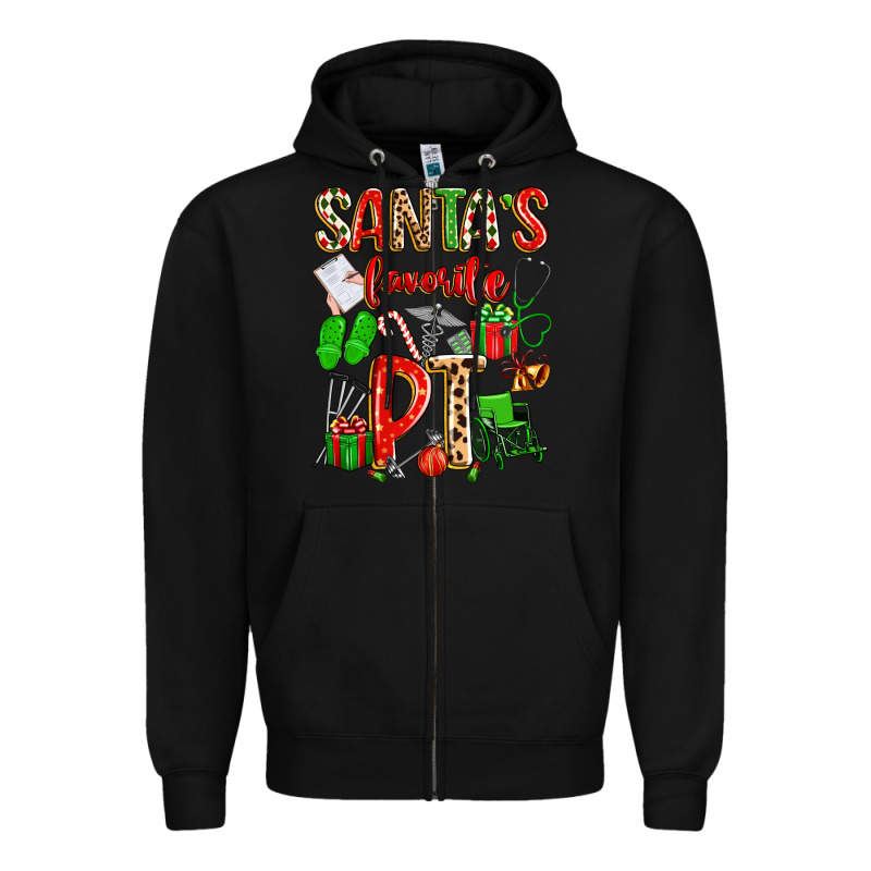 Santa's Favorite Pt Zipper Hoodie by texasbilliewilder | Teevron