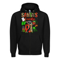 Black santa's favorite pt Zipper Hoodie - texasbilliewilder