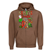 Chestnut santa's favorite pt Zipper Hoodie - texasbilliewilder