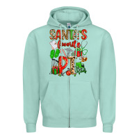 Seafoam santa's favorite pt Zipper Hoodie - texasbilliewilder