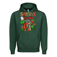 Sports Green santa's favorite pt Zipper Hoodie - texasbilliewilder