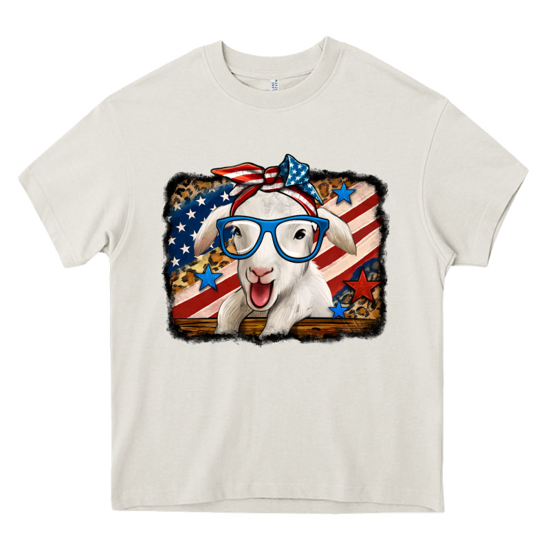 4th Of July Baby Sheep Heavy Core Tee by Jasminsmagicworld | Teevron