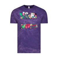 Cloud Purple custom name nurse Vintage Tee - NancyCooperArtShop