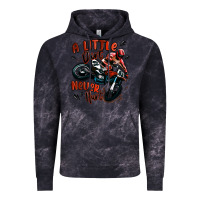 Cloud Black a little dirt never hurt dirt bike Vintage Hoodie - MaliasSmallBusiness