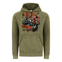 Vintage Olive a little dirt never hurt dirt bike Vintage Hoodie - MaliasSmallBusiness