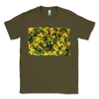 Army Green camouflage glitter background Classic Tee - RanaPortraitStore