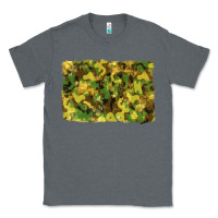 Charcoal Heather camouflage glitter background Classic Tee - RanaPortraitStore