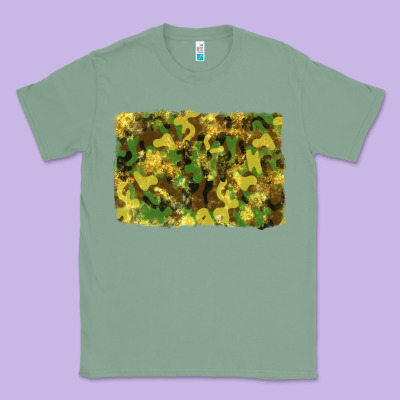 Camouflage Glitter Background Classic Tee Designed By Ranaportraitstore