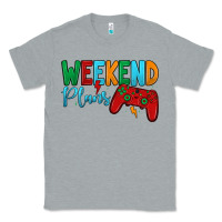Heather Grey weekend plans Classic Tee - JahusDesignShop