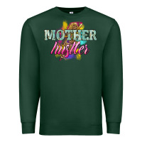 Sports Green Mother hustler lightning bolt mother's day Premium Sweatshirt - HowdyJamesFarm