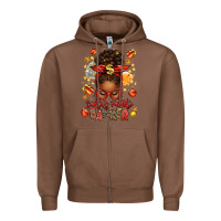Chestnut santa favorite banker afro messy bun Zipper Hoodie - texasbilliewilder