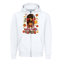 White santa favorite banker afro messy bun Zipper Hoodie - texasbilliewilder