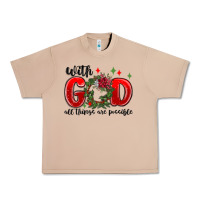 Burro with god all things are possible Urban Heavy Tee - MaliasSmallBusiness