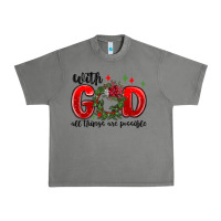 Tornado with god all things are possible Urban Heavy Tee - MaliasSmallBusiness