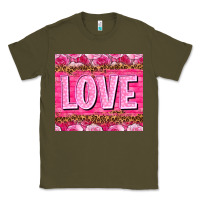 Army Green love valentines day Classic Tee - NancyCooperArtShop