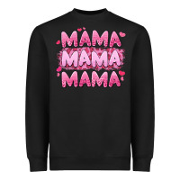 Black mama mama mama valentine's day Heavyweight Sweatshirt - LillyAllenDesigns