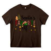 Chocolate Brown santa's favorite elf Heavy Core Tee - AdoDesignShop
