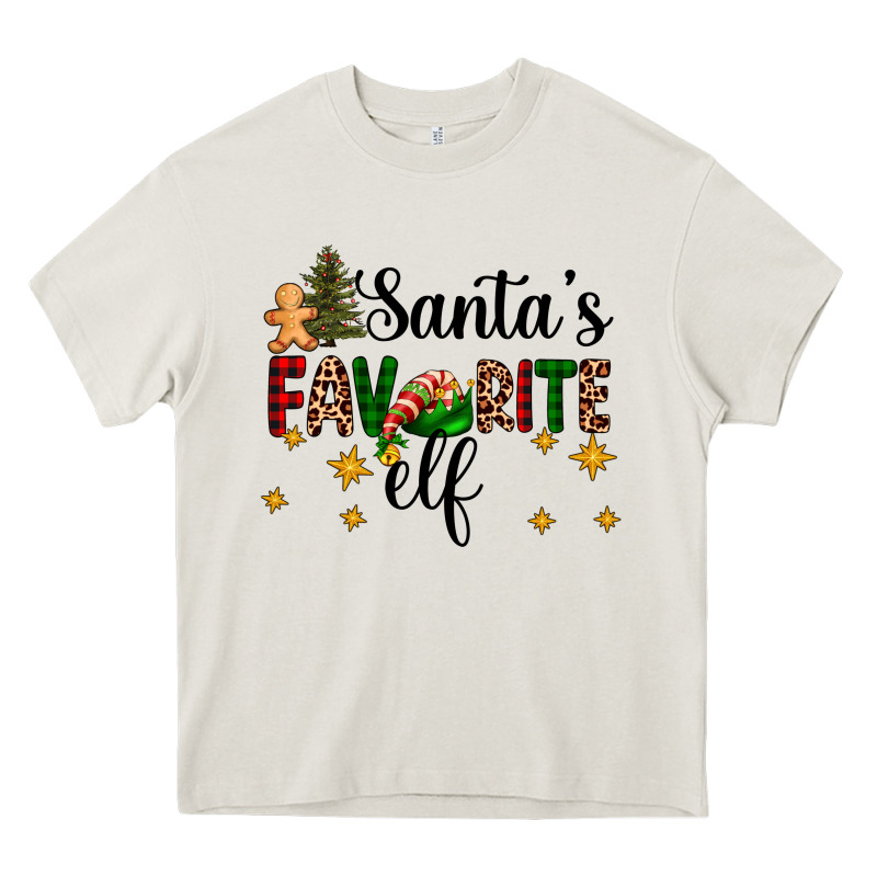 Santa's Favorite Elf Heavy Core Tee by AdoDesignShop | Teevron