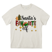 Cream santa's favorite elf Heavy Core Tee - AdoDesignShop