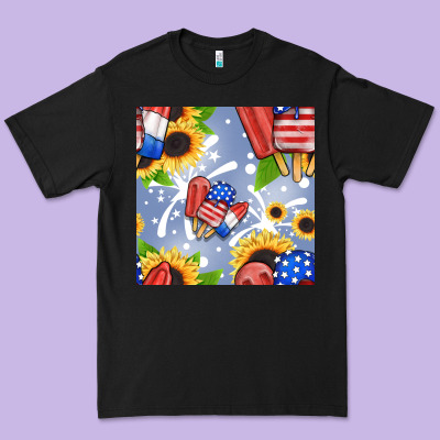 Patriotic Popsicle Premium Tee Designed By Bundleandbundleshop