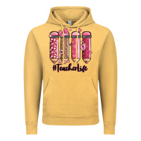 Valentine's Day Teacher Life Pencils Vintage Hoodie | Teevron