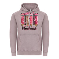 Vintage Zinc valentine's day teacher life pencils Vintage Hoodie - MaliasSmallBusiness
