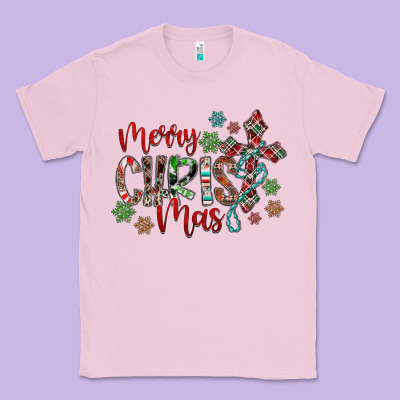 Merry Christmas Classic Tee Designed By Cowhidedigitalart