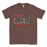 Chestnut Merry Christmas Classic Tee - CowhideDigitalArt