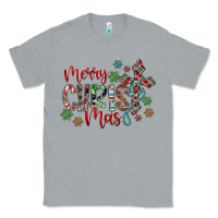 Heather Grey Merry Christmas Classic Tee - CowhideDigitalArt