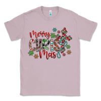 Lilac Merry Christmas Classic Tee - CowhideDigitalArt