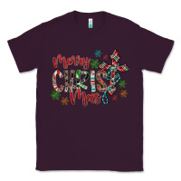 Plum Merry Christmas Classic Tee - CowhideDigitalArt