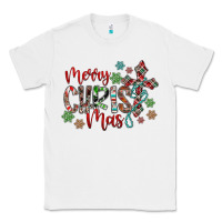White Merry Christmas Classic Tee - CowhideDigitalArt