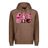 Chestnut breast cancer gnomes Premium Hoodie - CowGirlArtShop