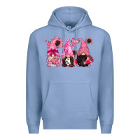 Colony Blue breast cancer gnomes Premium Hoodie - CowGirlArtShop
