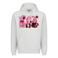 Dove Grey breast cancer gnomes Premium Hoodie - CowGirlArtShop